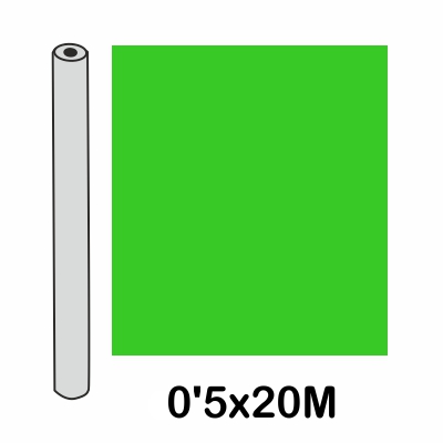 rollo forro 0.5x20m 100 micras verde
