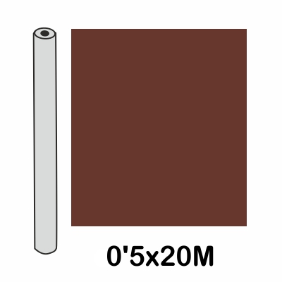 rollo forro 0.5x20m 100 micras marron