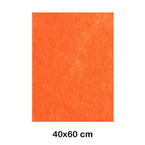 lamina fieltro 40x60cm 220gr naranja