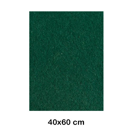 lamina fieltro 40x60cm 220gr verde fuert