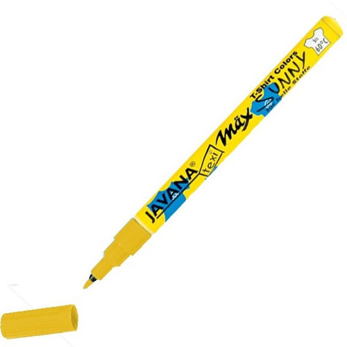 rotulador textil p/red. amarillo