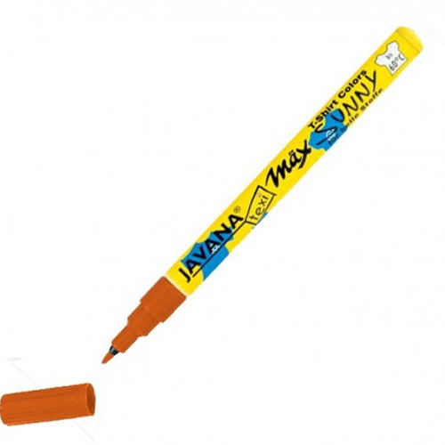 rotulador textil p/red. naranja