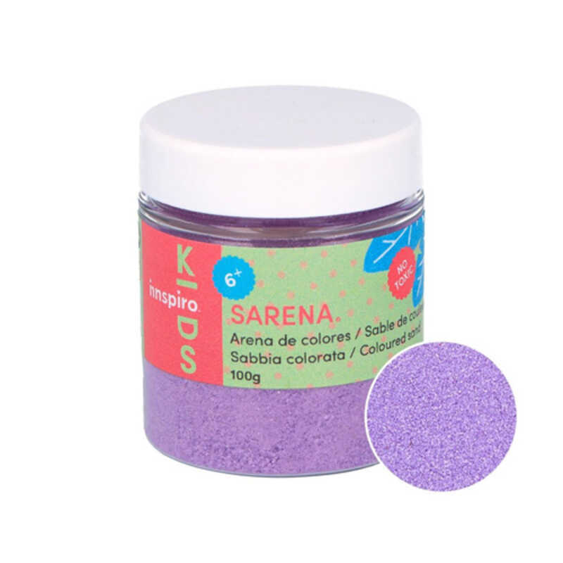bote 100gr arena de color violeta