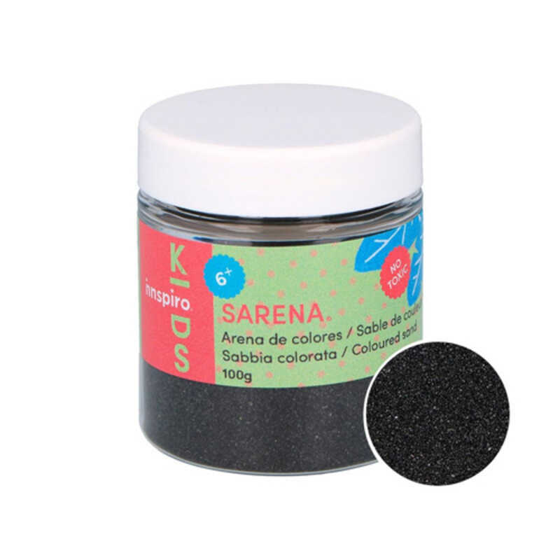 bote 100gr arena de color negro  bote 100gr arena de color negro