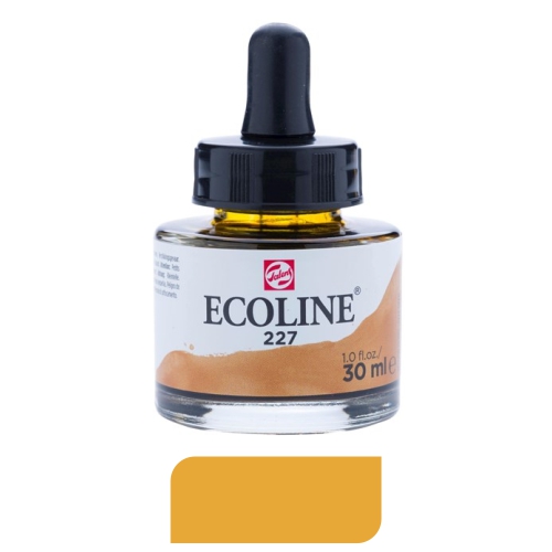 acuarela liquida 30ml ocre 227 ecoline