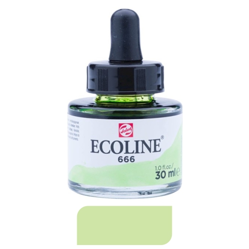 acuarela liquida 30ml verde pastel 666