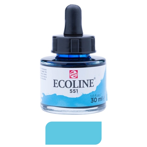 acuarela liquida 30ml azul claro 551