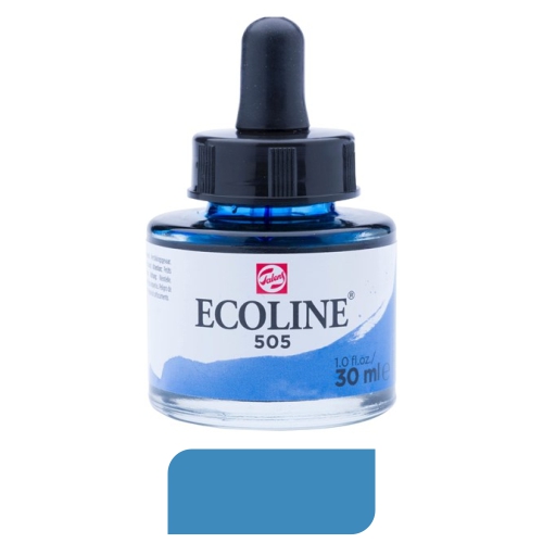 acuarela liquida 30ml azul 505