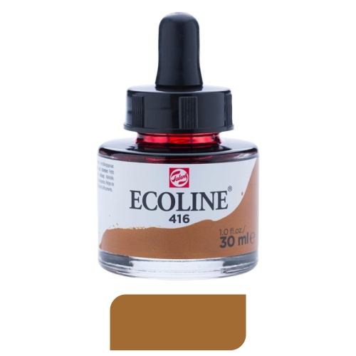 acuarela liquida 30ml marron sepia 416