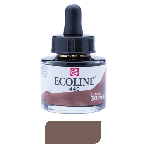 acuarela liquida 30ml sepia fuerte 440