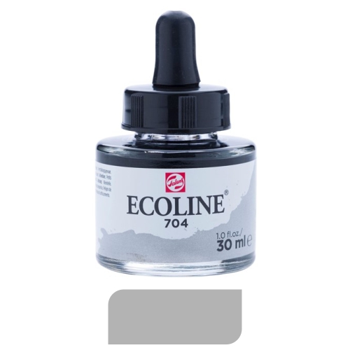 acuarela liquida 30ml gris 704 ecoline