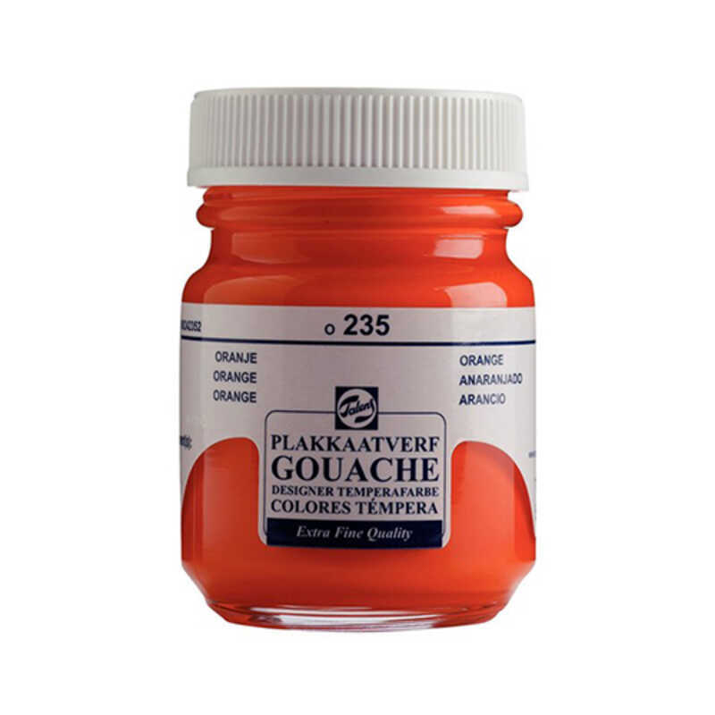 tempera gouche talens 50ml taronja 235