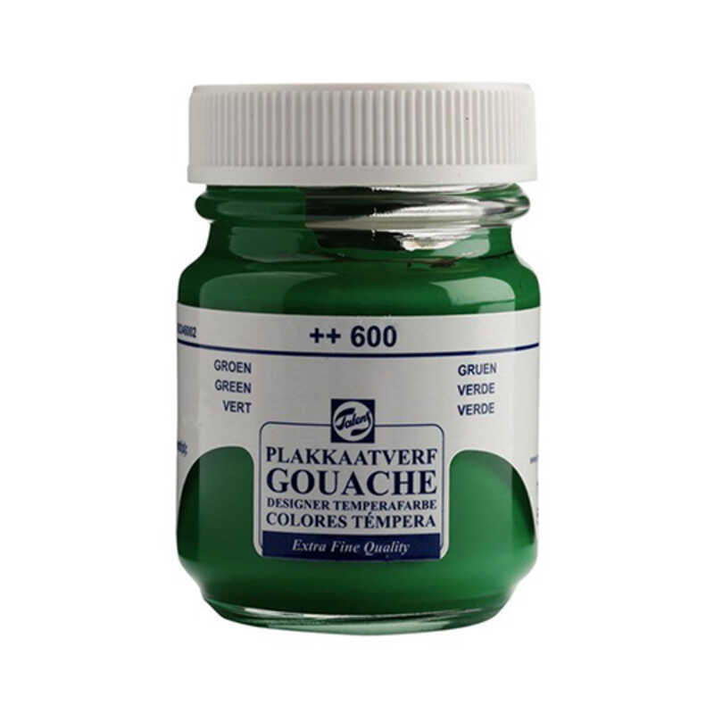 tempera gouche talens 50ml verd 600