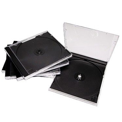 pack 10 cajas standar para cd q-connect