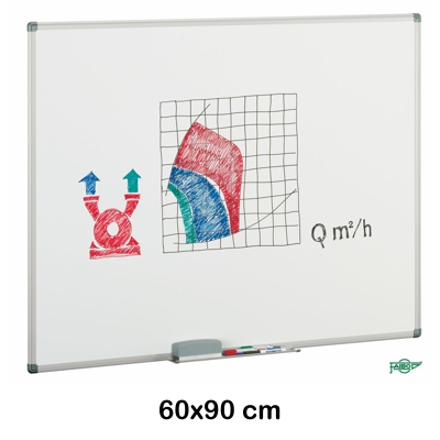 pizarra blanca 60x90cm lacada m/alum