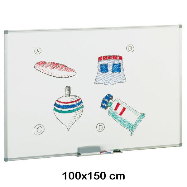 pizarra blanca melaminada al. 100x150cm