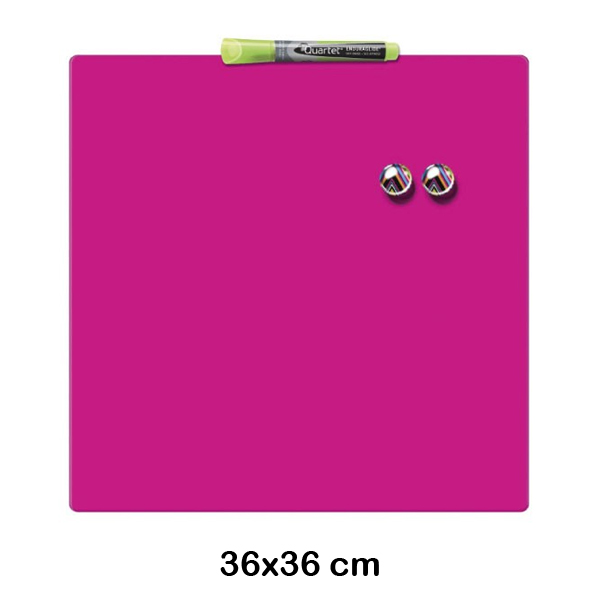 pizarra magnetica 36x36cm rosa