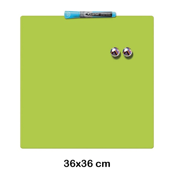 pizarra blanca magnetica 36x36cm verde