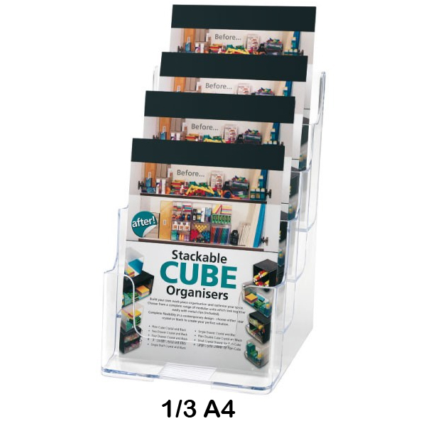 expositor portafolletons escalonats 1/3