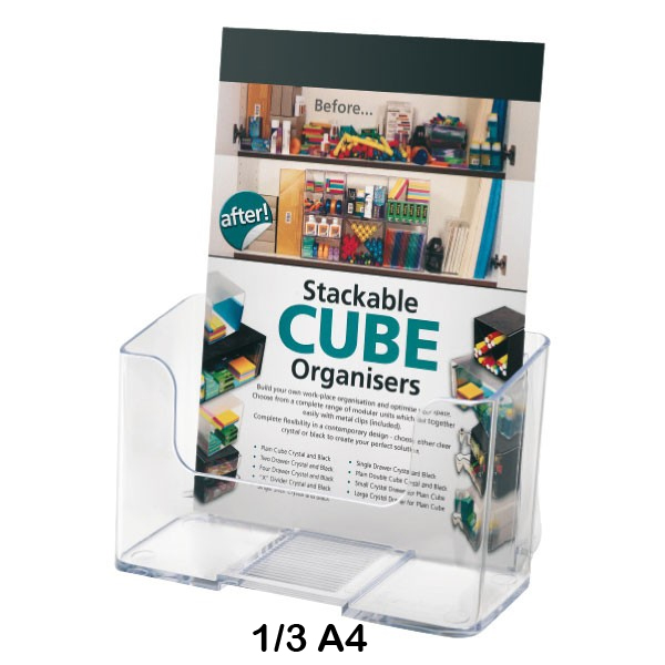 expositor portafolletons 1/3 a4 vertical