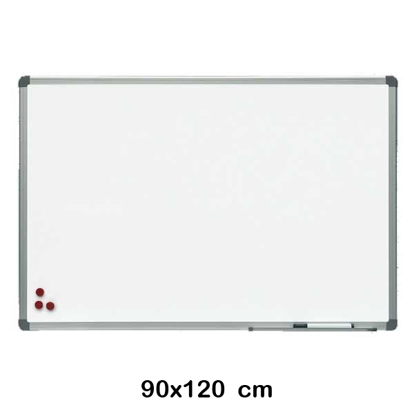pizarra blanca lacada 90x120cm magnetica