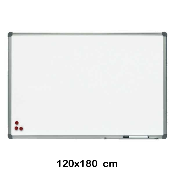 pizarra blanca lacada 120x180cm magnet.
