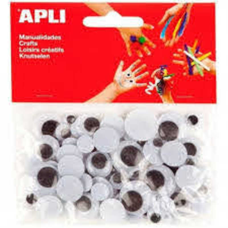 paq. 75 ulls negres red. varies mesures