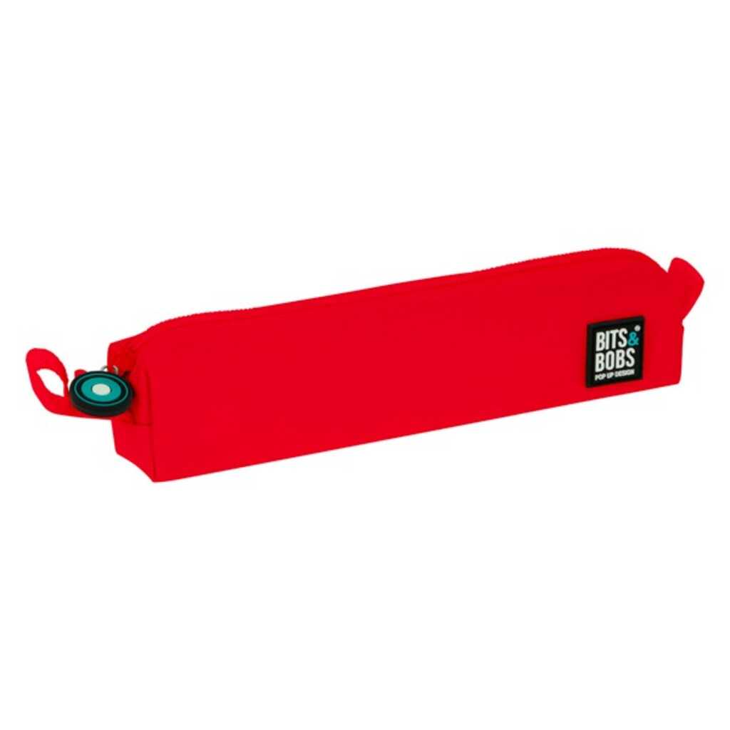 estuche simple cuadrado b&b rojo