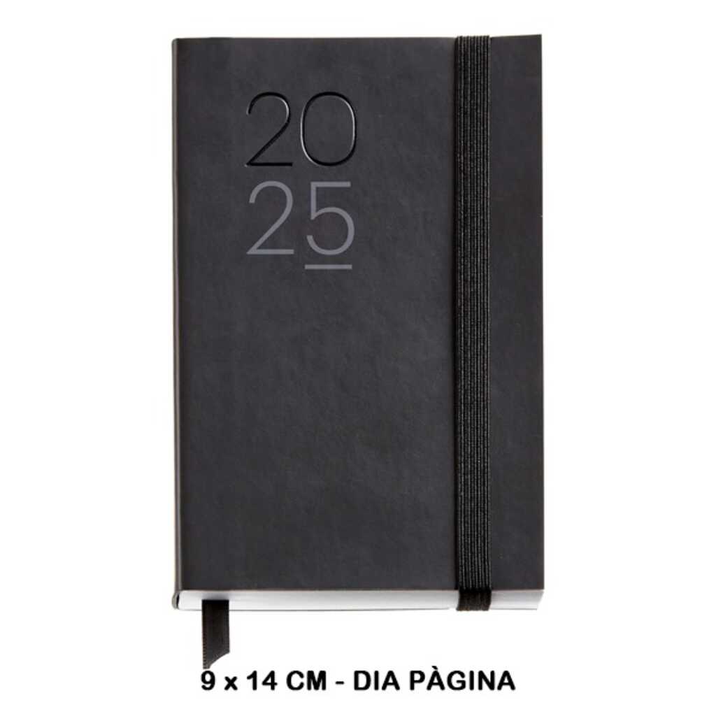 agenda passport d/p luxor flex negro 25
