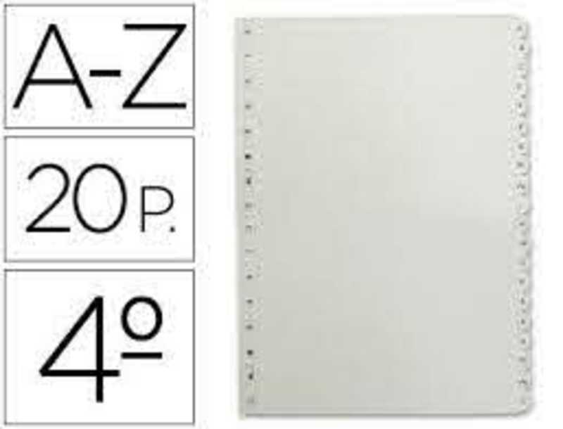 separador alfabetico multifin 1/4 3002