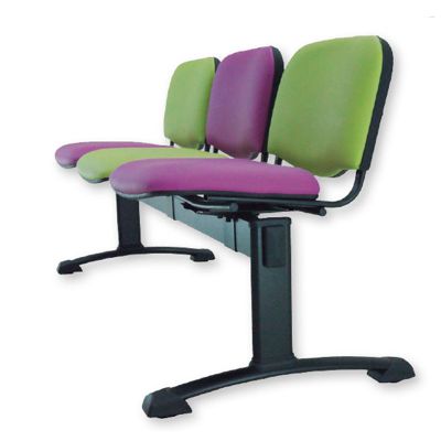 bancada vincolo fissa 2 plazas negro