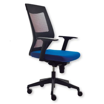 silla oficina korn c/brazos+soporte lumb