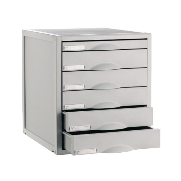 modul 5 calaixos archisystem gris