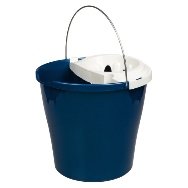 cubo limpieza plastico c/escurridor 13l