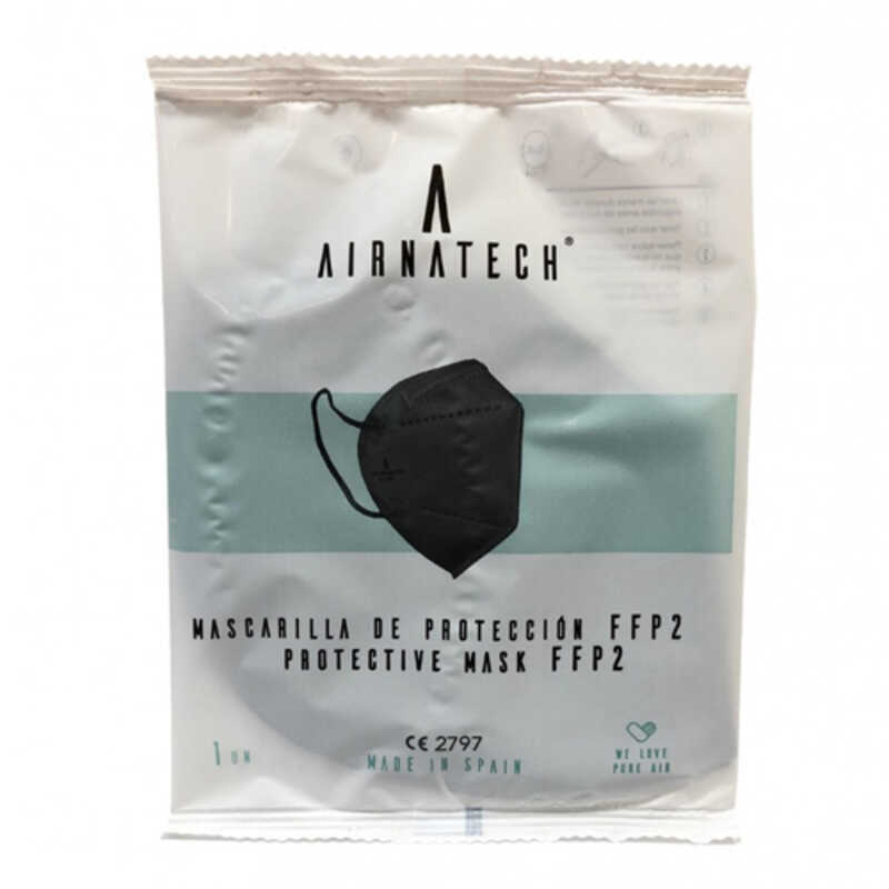 mascarilla homologada ffp2 negro pack 2