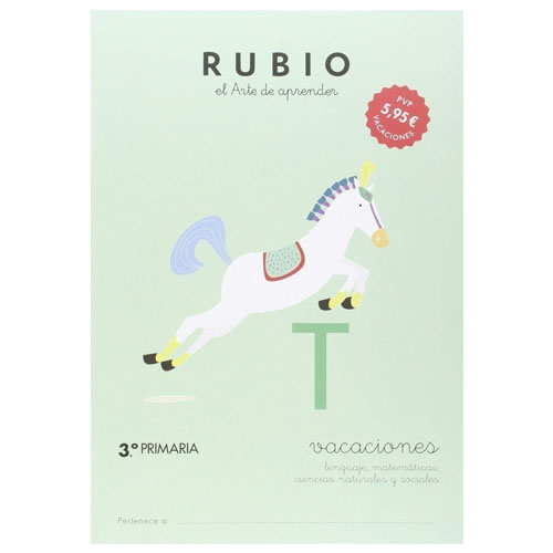 cuaderno rubio vacaciones 3§ primaria
