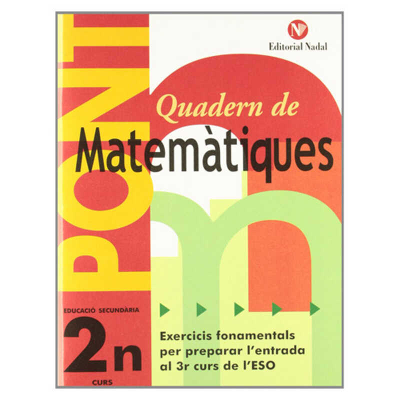 cuaderno de matematicas 2§ eso