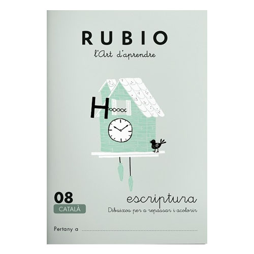 cuaderno rubio escritura n§08