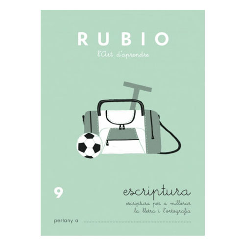cuaderno rubio escritura n§9