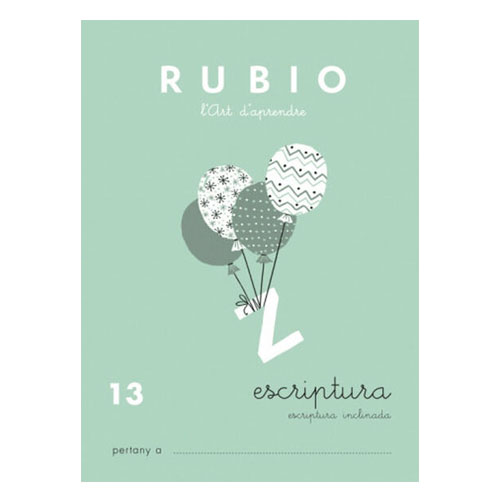 cuaderno rubio escritura n§13