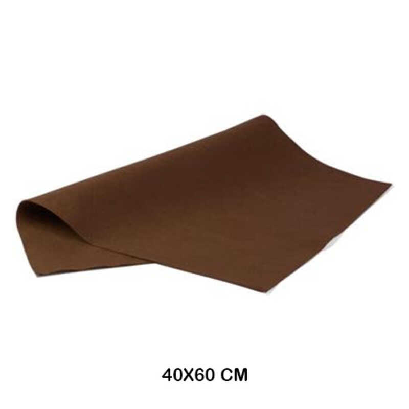 lamina fieltro 40x60cm 220gr marron clar