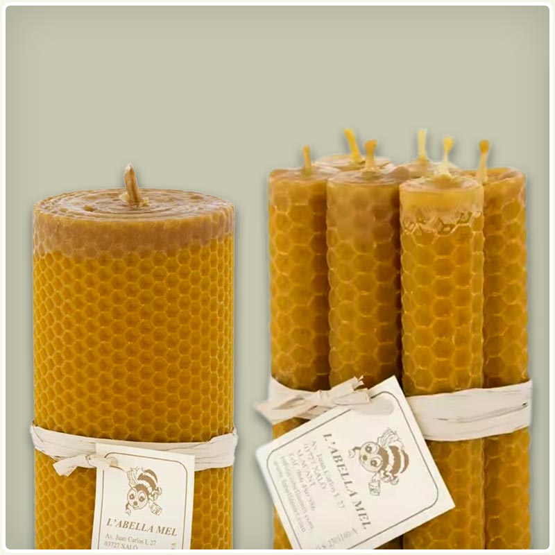Velas perfumadas de Abeja