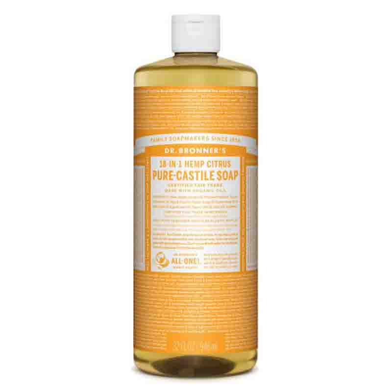 Jabón líquido citrus naranja 473ml Dr. Bronners