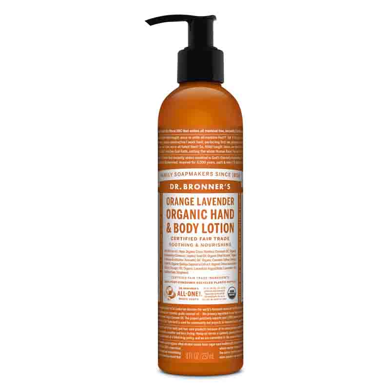 Locion Corporal aroma Naranja y Lavanda* (Dr BRONNER'S), 237ml