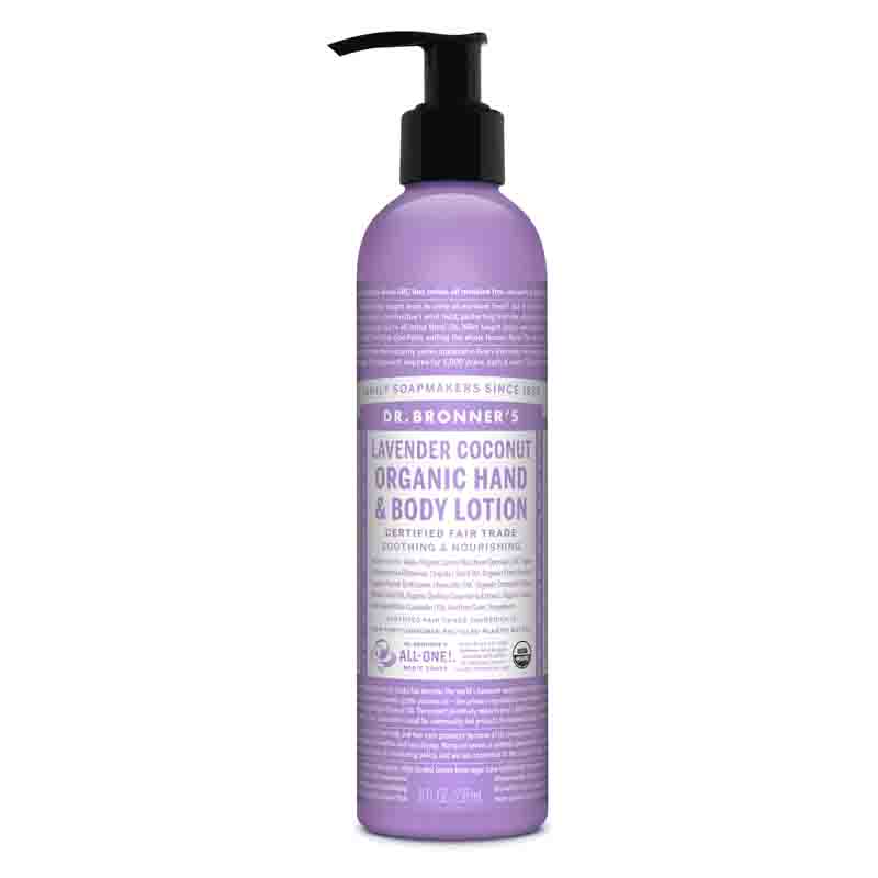 Crema manos y cuerpo de lavanda y coco 237ml Dr Bronner's