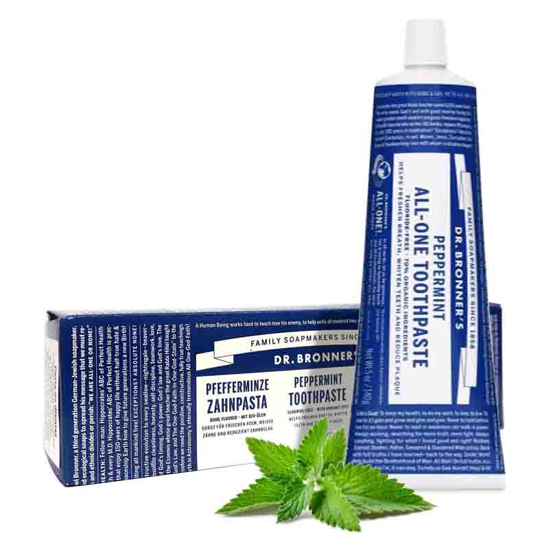 BRONNERS - DENTIFRICO SABOR MENTA 140g
