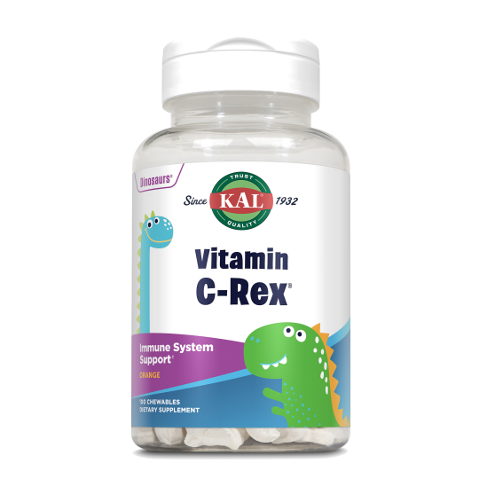 KAL - VITAMIN C - REX 100 DINOSAURIOS MASTICABLES - LINEA INFANTIL