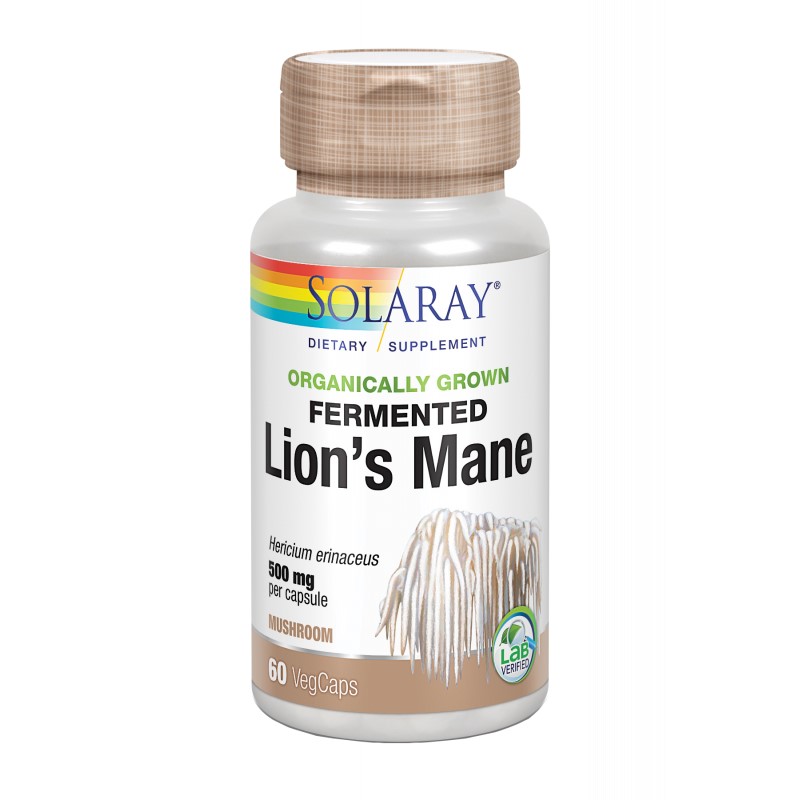 SOLARAY - FERMENTED LION'S MANE (MELENA DE LEON) 500mg
