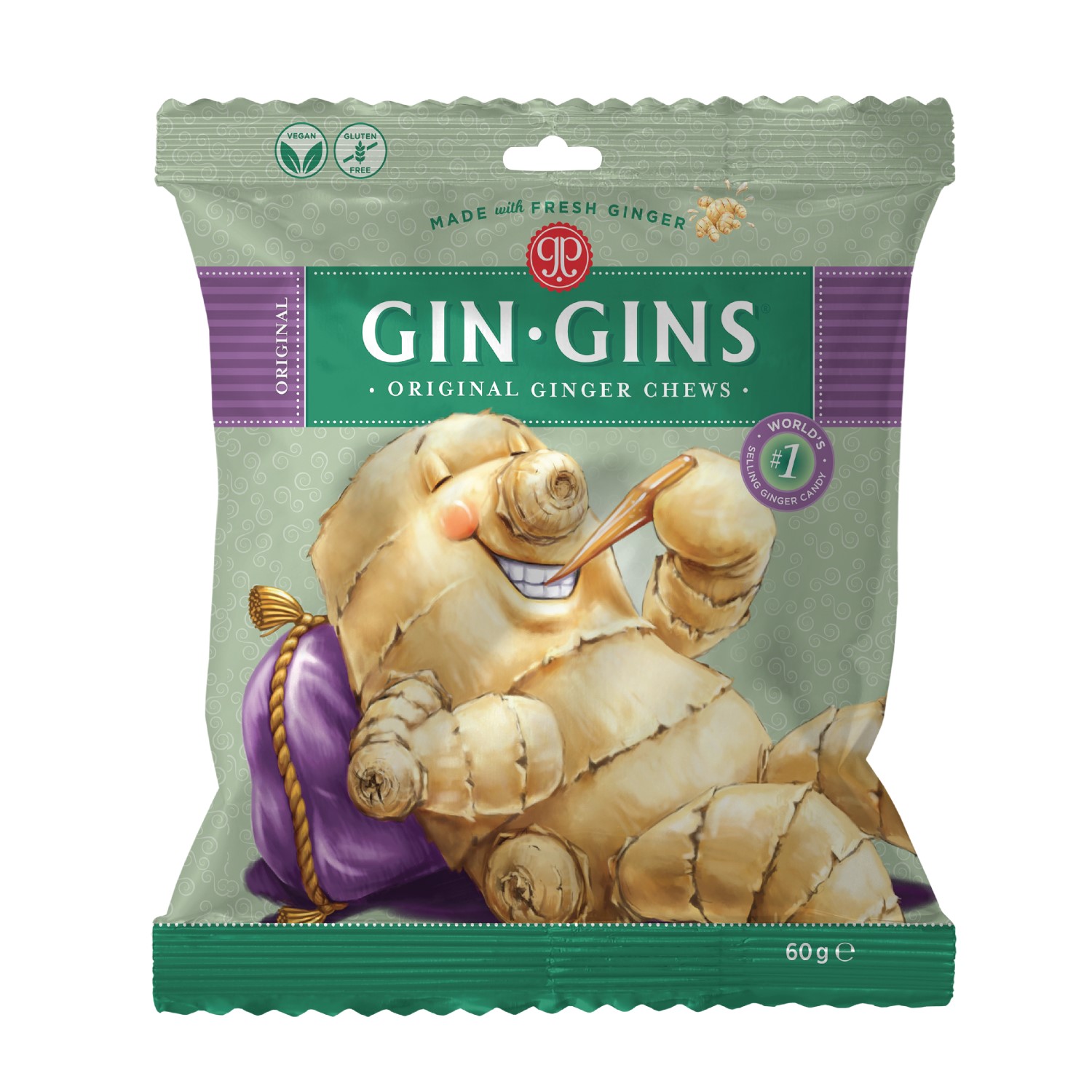 Caramelos de jengibre Gin Gins The Ginger People 60g