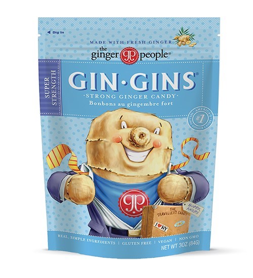 Caramelos de jengibre super fuerte Gin Gins The Ginger People 60g